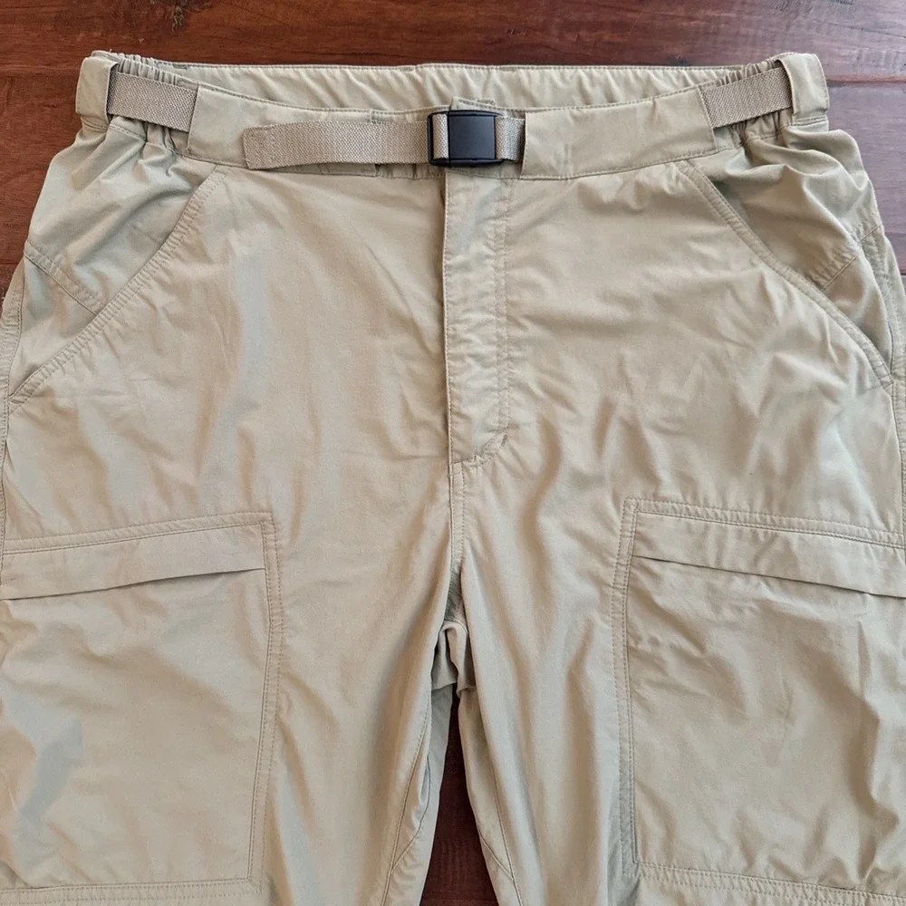 Free Soldier Outdoor Tactical Pants Men's Size 36/30 Tan Water Repel Web Belt